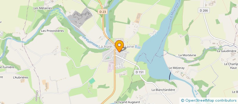 localisation de l'entreprise MADAME LUDIVINE FIAULT  LA HAIE-TRAVERSAINE