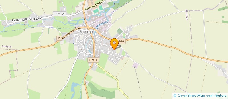 localisation de l'entreprise MADAME LUDIVINE FLET  AIRAINES