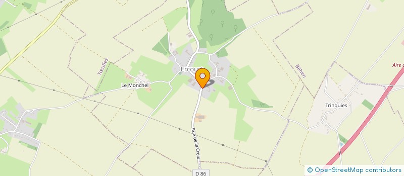 localisation de l'entreprise MADAME LUDIVINE FLEURET à ERCOURT