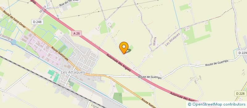 localisation de l'entreprise MADAME LUDIVINE FLORET  LES ATTAQUES