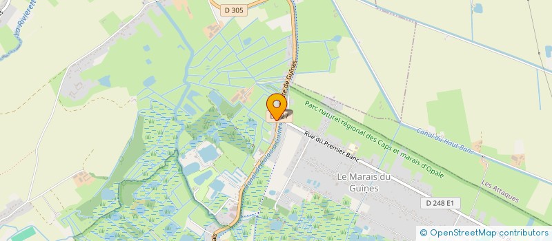 localisation de l'entreprise MADAME LUDIVINE FONTAINE  HAMES-BOUCRES