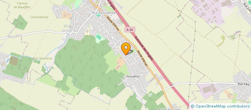 localisation de l'entreprise MADAME LUDIVINE FONTAINE  AIX-NOULETTE