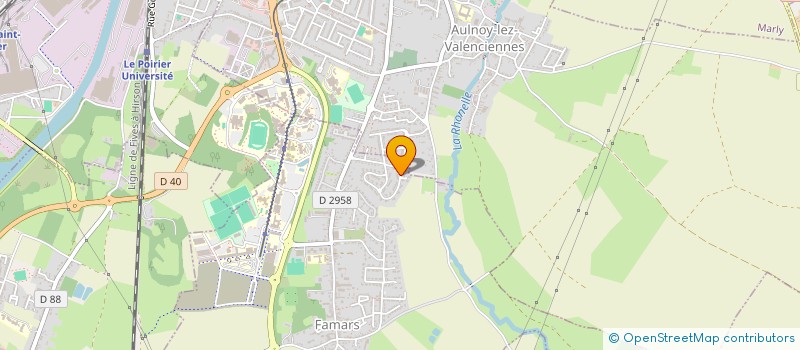 localisation de l'entreprise MADAME LUDIVINE FORMENTIN  AULNOY-LEZ-VALENCIENNES