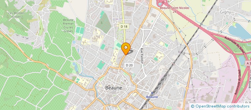 localisation de l'entreprise MADAME LUDIVINE FOUGERE à BEAUNE