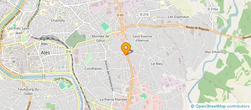 localisation de l'entreprise MADAME LUDIVINE FOUQUE  ALES