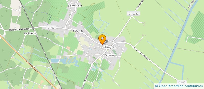 localisation de l'entreprise MADAME LUDIVINE FRANCOIS  QUEYRAC