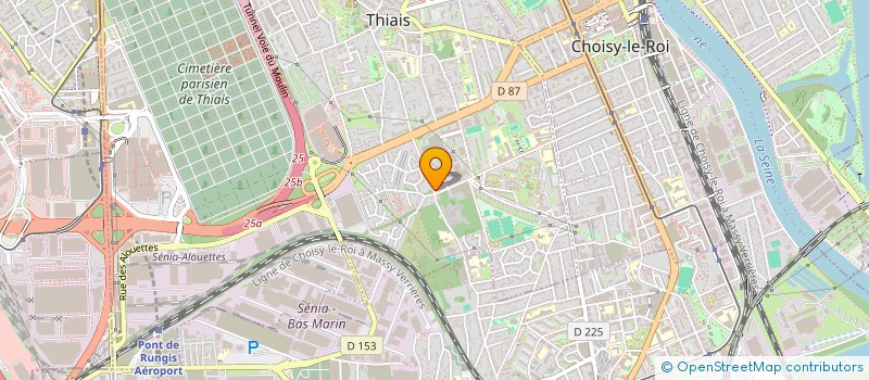 localisation de l'entreprise MADAME LUDIVINE FRANCOIS  THIAIS