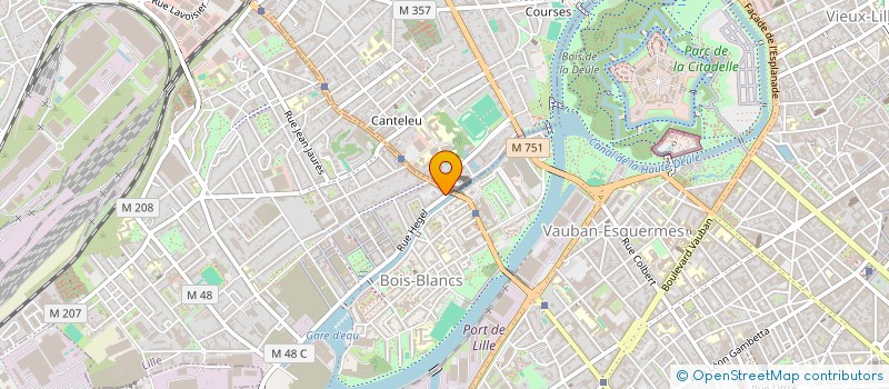 localisation de l'entreprise MADAME LUDIVINE FRANCOIS  HALLUIN