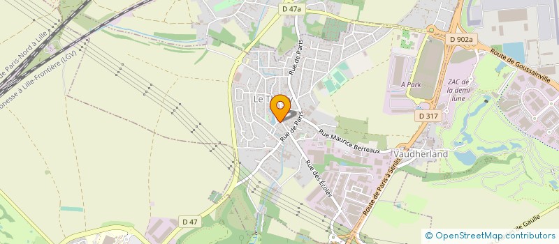 localisation de l'entreprise MADAME LUDIVINE FUENTES  LE THILLAY