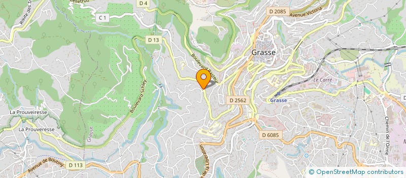 localisation de l'entreprise MADAME LUDIVINE FULCONIS  GRASSE