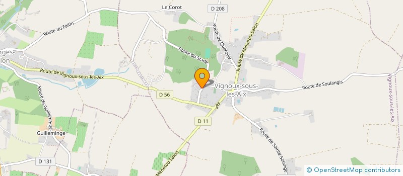 localisation de l'entreprise MADAME LUDIVINE GANIEUX  VIGNOUX-SOUS-LES-AIX