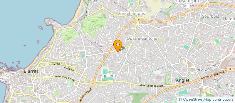 localisation de l'entreprise MADAME LUDIVINE GARCIA à ANGLET