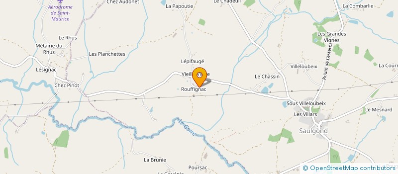 localisation de l'entreprise MADAME LUDIVINE GARDILLOU à SAULGOND