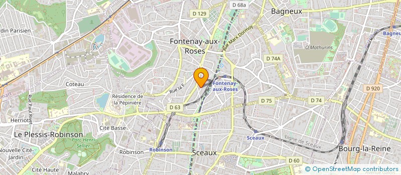 localisation de l'entreprise MADAME LUDIVINE GASTON à FONTENAY AUX ROSES