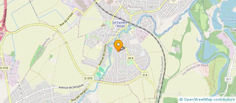 localisation de l'entreprise MADAME LUDIVINE GATINEAU  LE CENDRE