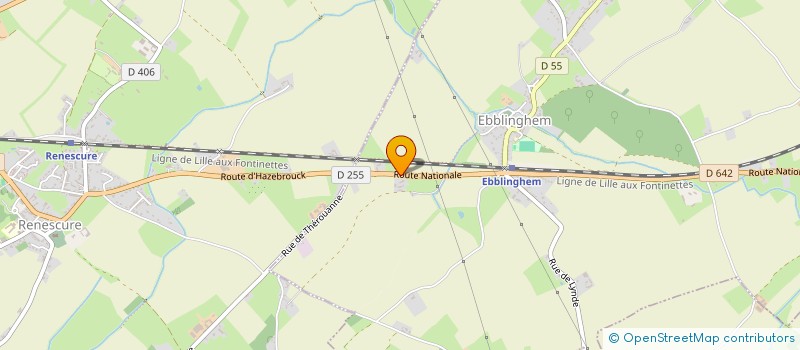 localisation de l'entreprise MADAME LUDIVINE GAYMAY à EBBLINGHEM