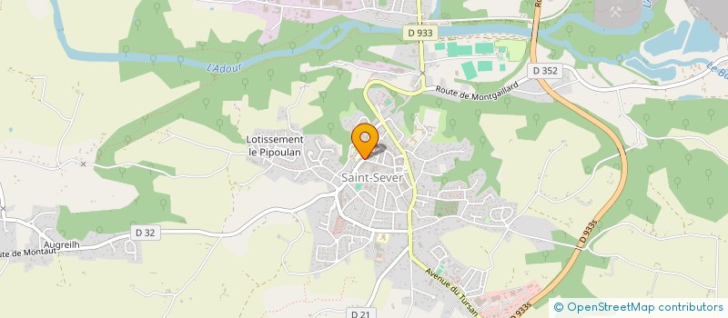 localisation de l'entreprise MADAME LUDIVINE GENET  SAINT-SEVER