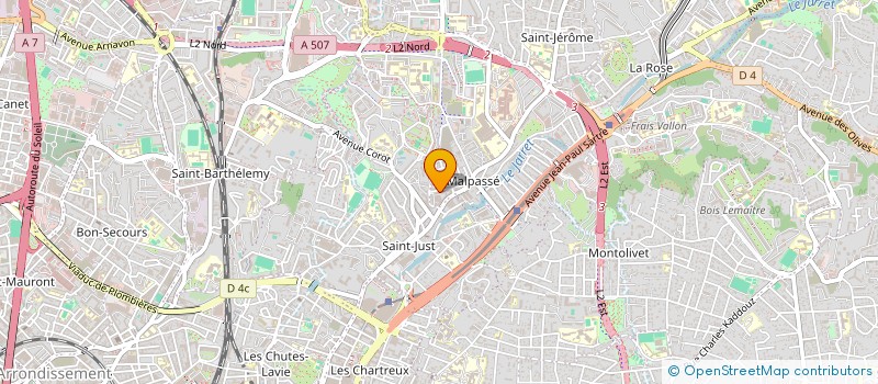 localisation de l'entreprise MADAME LUDIVINE GENNA  MARSEILLE