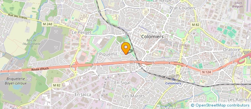 localisation de l'entreprise MADAME LUDIVINE GERMA à COLOMIERS