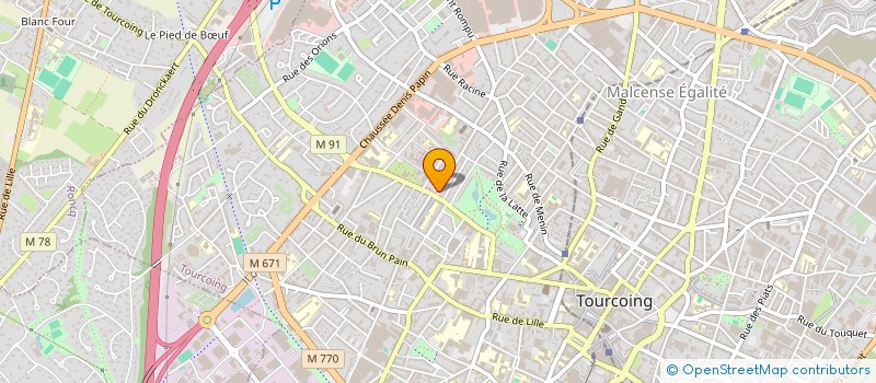 localisation de l'entreprise MADAME LUDIVINE GILLIERS  TOURCOING