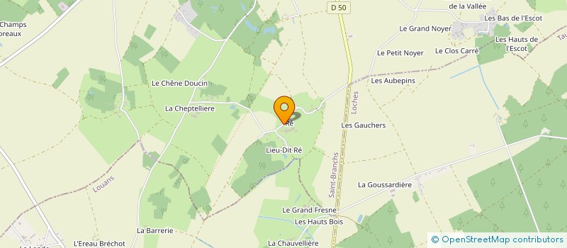 localisation de l'entreprise MADAME LUDIVINE GIRONNET  SAINT-BRANCHS