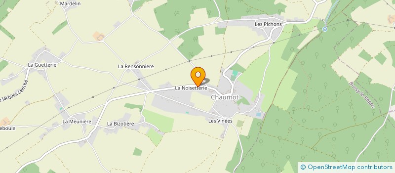 localisation de l'entreprise MADAME LUDIVINE GLE à CHAUMOT