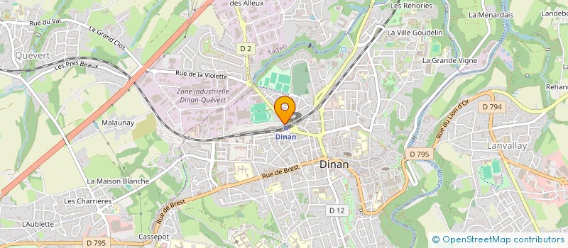 localisation de l'entreprise MADAME LUDIVINE GOLVET à DINAN