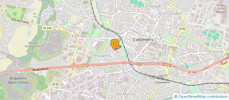 localisation de l'entreprise MADAME LUDIVINE GORDO à COLOMIERS