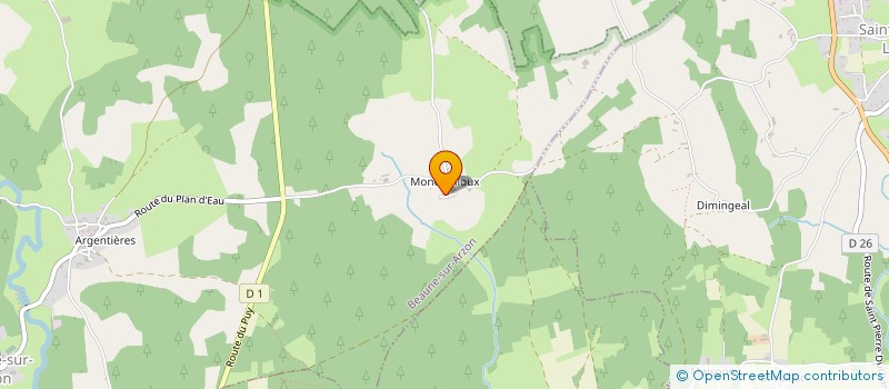 localisation de l'entreprise MADAME LUDIVINE GORGET  BEAUNE-SUR-ARZON