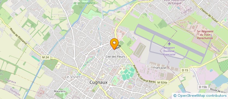 localisation de l'entreprise MADAME LUDIVINE GOURGUET  CUGNAUX