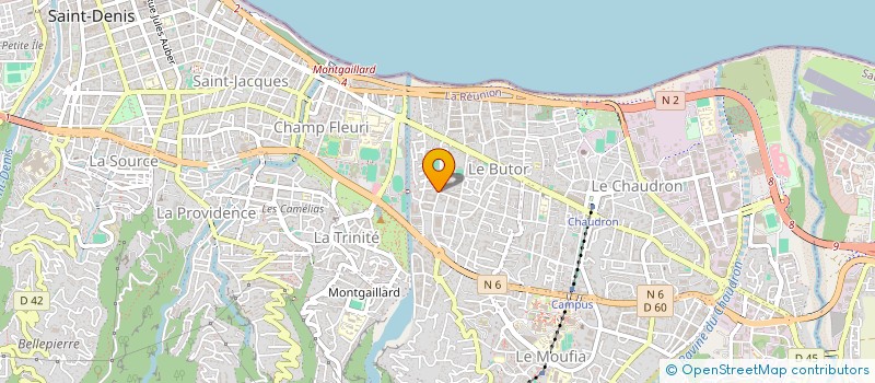 localisation de l'entreprise MADAME LUDIVINE GRONDIN à SAINT-DENIS