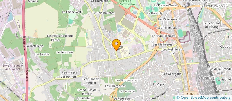 localisation de l'entreprise MADAME LUDIVINE GROUSSIER à SARAN