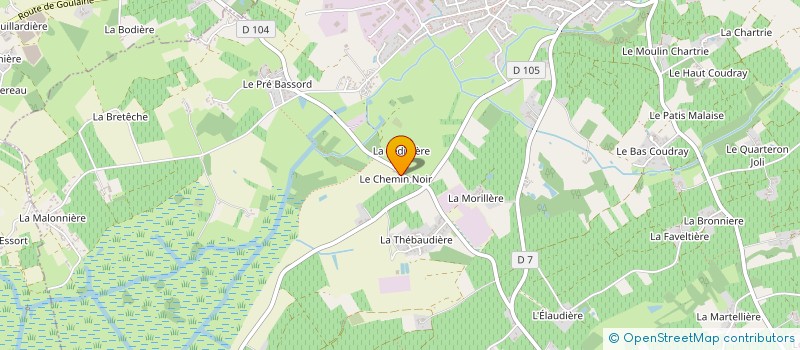 localisation de l'entreprise MADAME LUDIVINE GUENET  LE LOROUX-BOTTEREAU