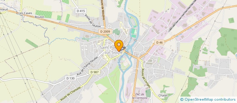 localisation de l'entreprise MADAME LUDIVINE GUILLAUME à SAINT-POURCAIN-SUR-SIOULE