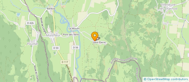 localisation de l'entreprise MADAME LUDIVINE GUYOT  MONTFLEUR