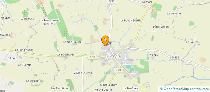 localisation de l'entreprise MADAME LUDIVINE HARDOUIN à PASSAIS VILLAGES