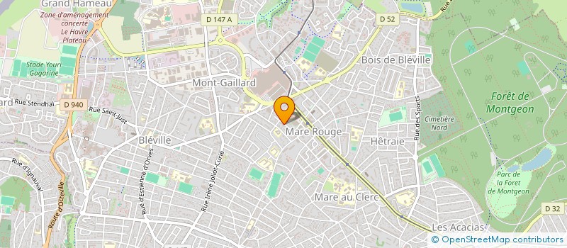 localisation de l'entreprise MADAME LUDIVINE HAUTOT  LE HAVRE