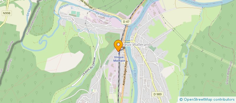 localisation de l'entreprise MADAME LUDIVINE HELLEBOUT  VIREUX-MOLHAIN