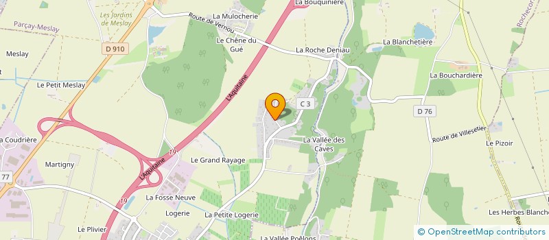 localisation de l'entreprise MADAME LUDIVINE HERMANGE  PARCAY-MESLAY