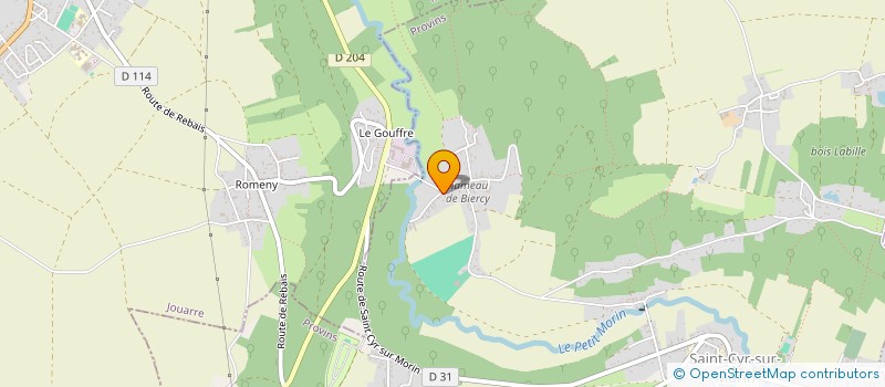 localisation de l'entreprise MADAME LUDIVINE HERVAS  SAINT-CYR-SUR-MORIN