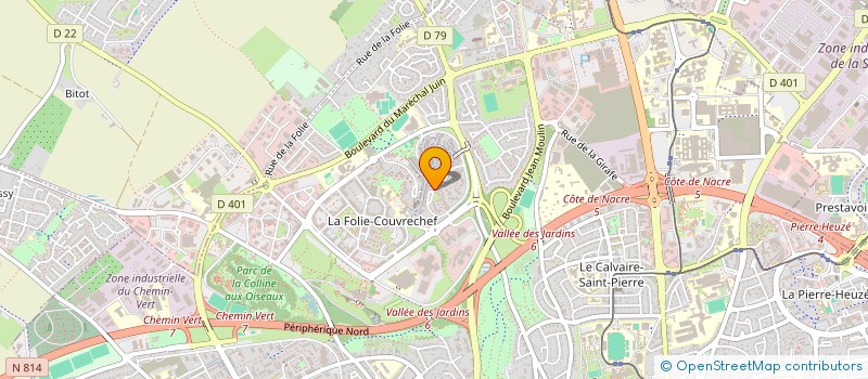 localisation de l'entreprise MADAME LUDIVINE HEUZE à CAEN