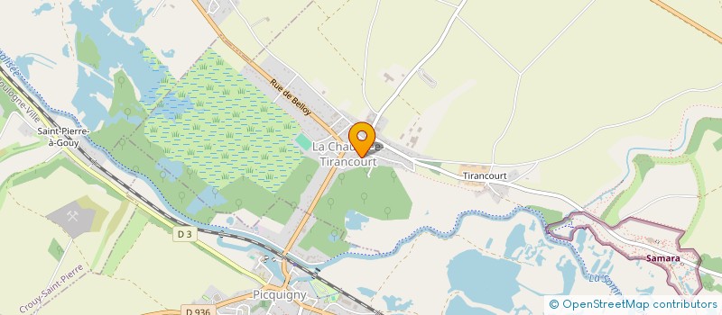 localisation de l'entreprise MADAME LUDIVINE HORVILLE  LA CHAUSSEE-TIRANCOURT