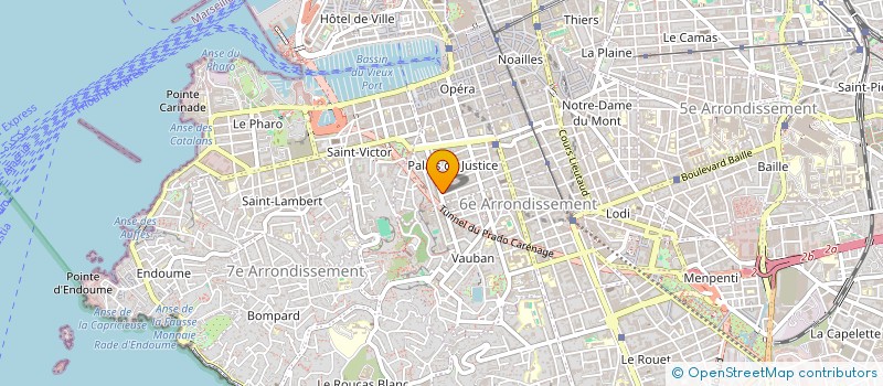 localisation de l'entreprise MADAME LUDIVINE HUGNY  MARSEILLE