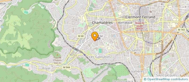 localisation de l'entreprise MADAME LUDIVINE HUTINET à CHAMALIERES