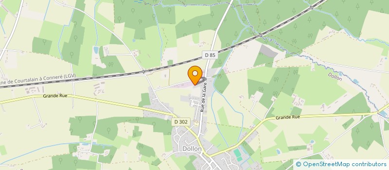 localisation de l'entreprise MADAME LUDIVINE ISAMBERT  DOLLON