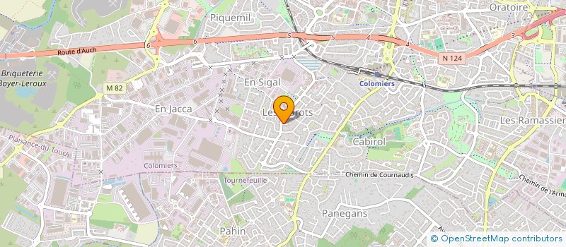 localisation de l'entreprise MADAME LUDIVINE JEHANNO  TOULOUSE