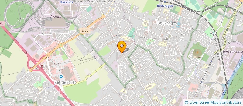 localisation de l'entreprise MADAME LUDIVINE KRONEK  SAINT-AMAND-LES-EAUX