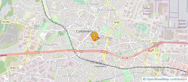localisation de l'entreprise MADAME LUDIVINE LABBE à COLOMIERS