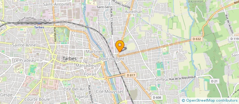 localisation de l'entreprise MADAME LUDIVINE LABERNEDE  AUREILHAN