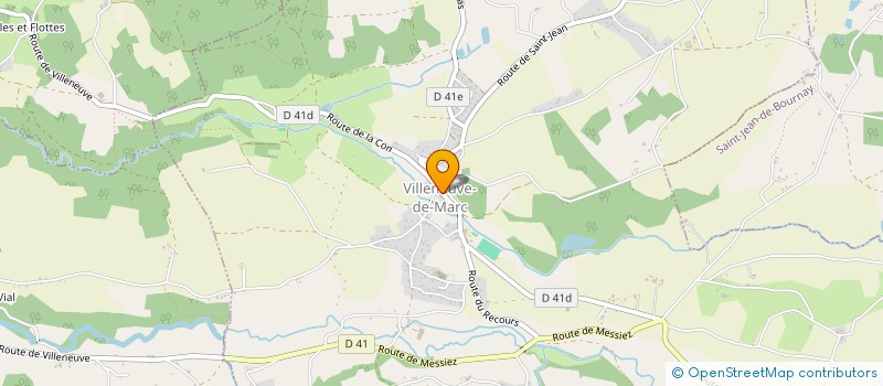 localisation de l'entreprise MADAME LUDIVINE LAGRANGE BACARY  VILLENEUVE-DE-MARC